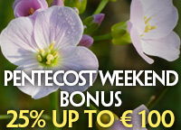 Pinksterweekend bonus bij Kroon Casino